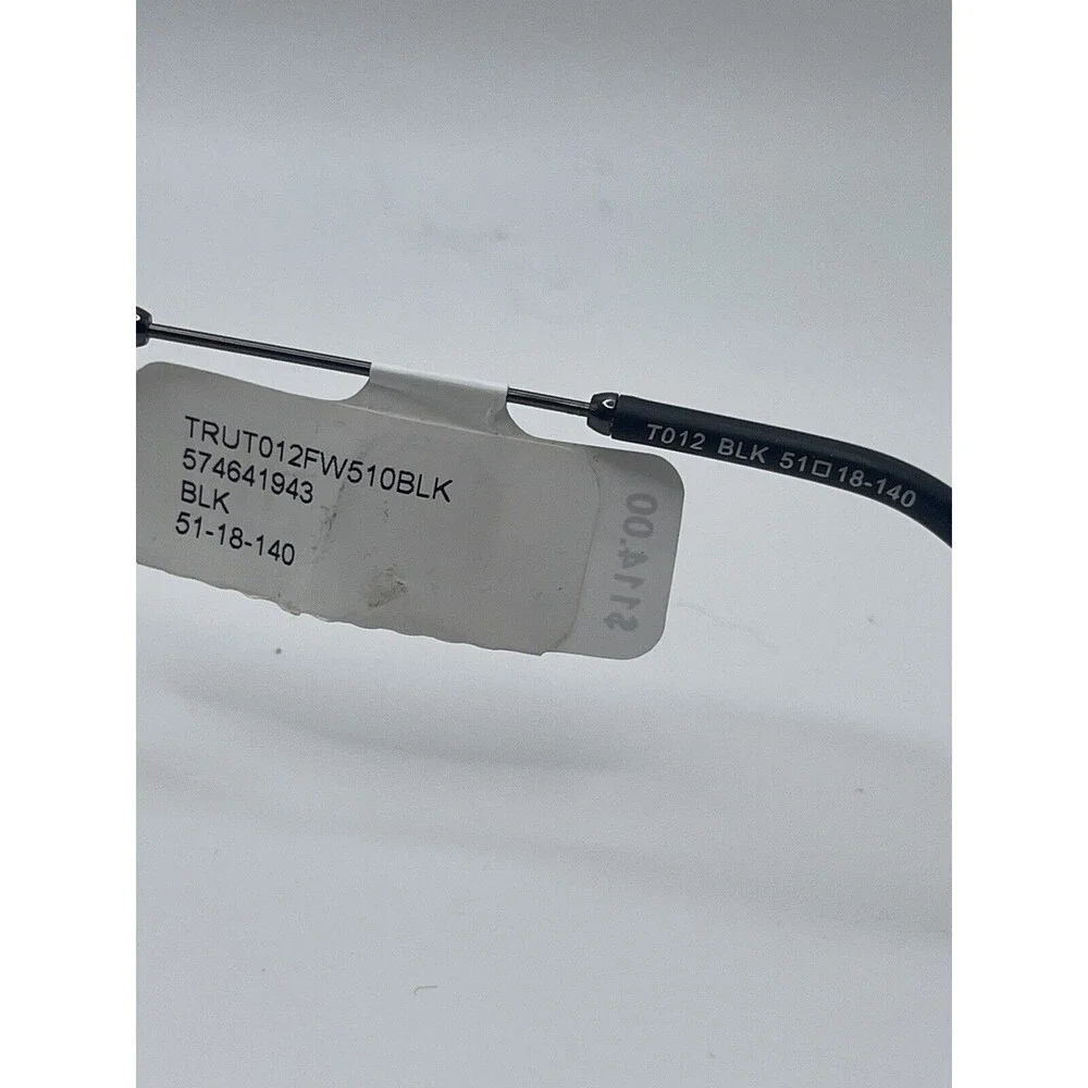 True Religion T012 Eyeglasses Frame In Black 52-18-140 New